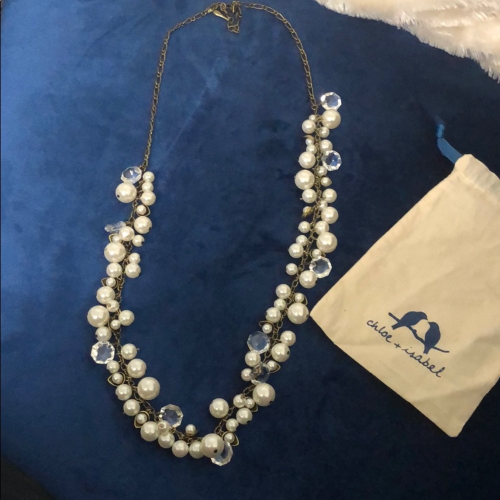 Chloe and Isabel pearl and crystal necklace